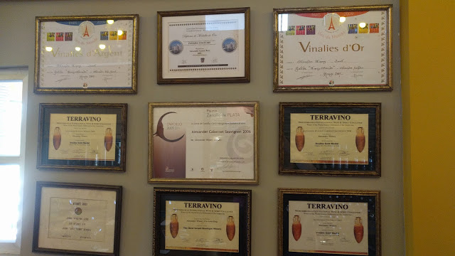 תעודות בהן זכה היקב