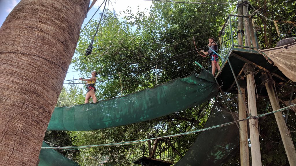 גליל עליון פארק החבלים בכפר בלום