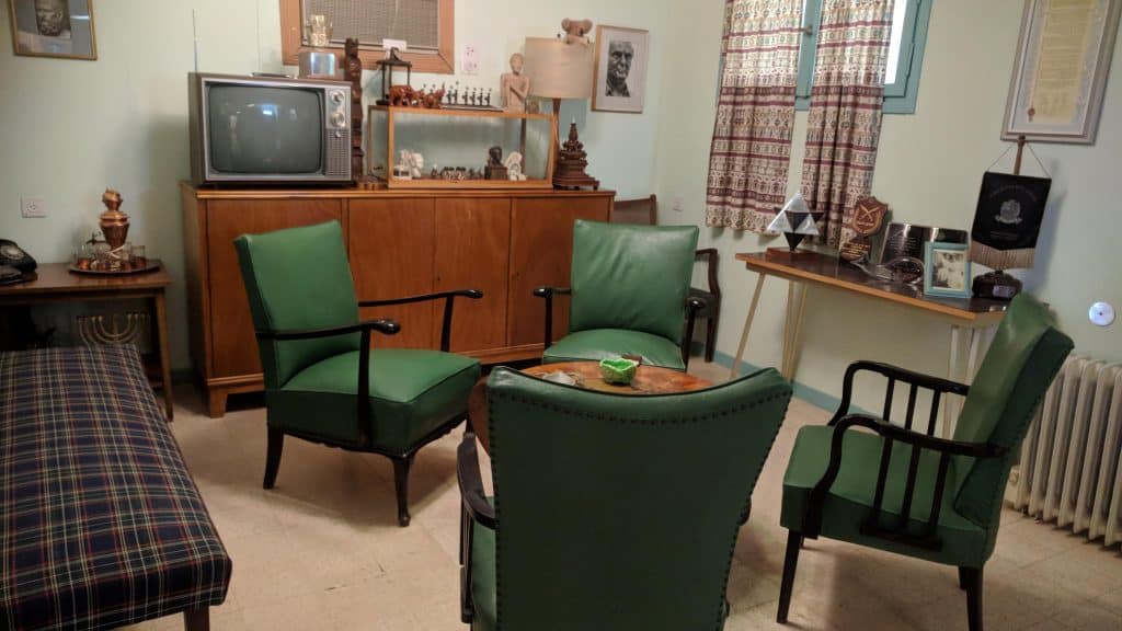 צריף בן גוריון סלון האירוח