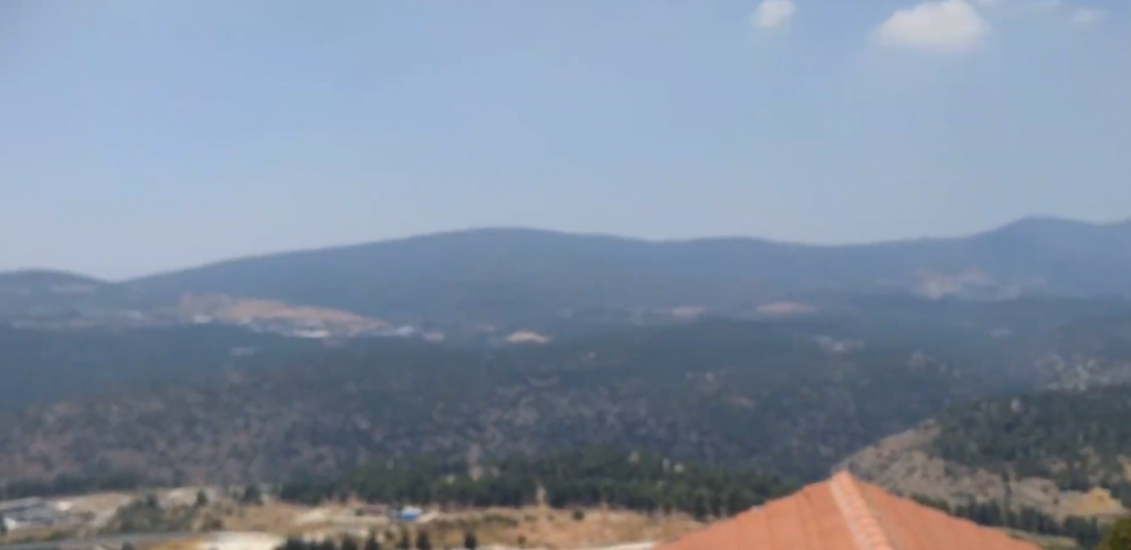 צפת תצפית על הר מירון