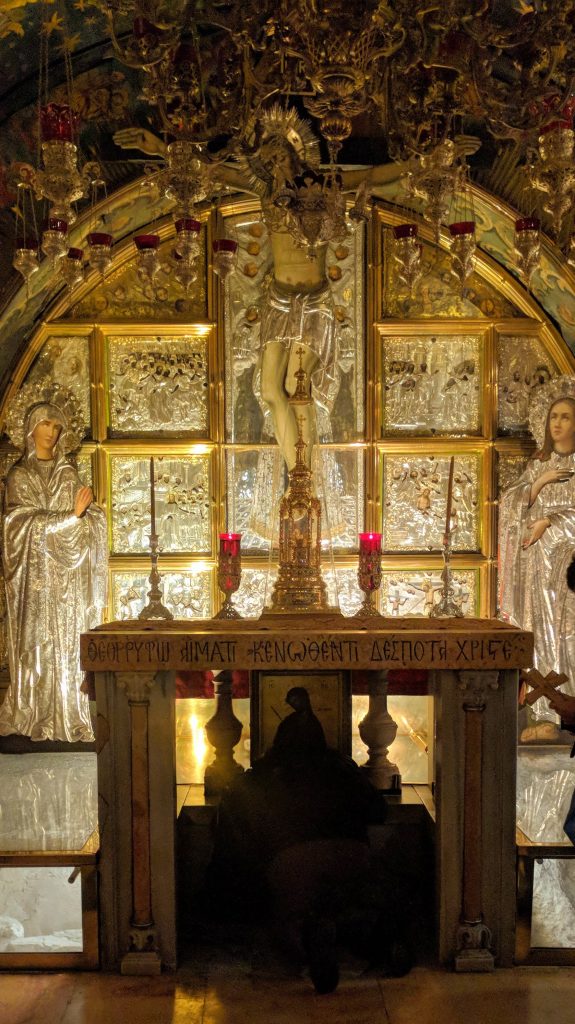 העיר העתיקה כנסיית הקבר מזבח הצליצה