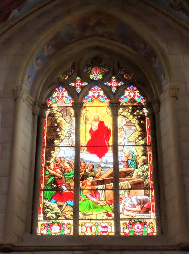 העיר העתיקה - חלון הויטרז' בכנסיית הפטריארכיה