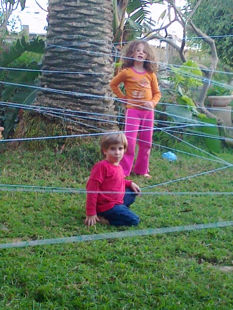 פעילות במרפסת מבוך "לייזר"