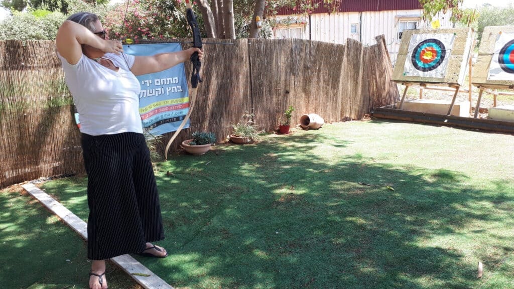 מתחם הירי בחץ וקשת בכוכב מיכאל