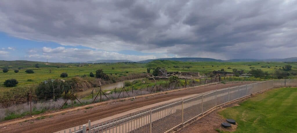 גשר הישנה נהריים תצפית על האתר
