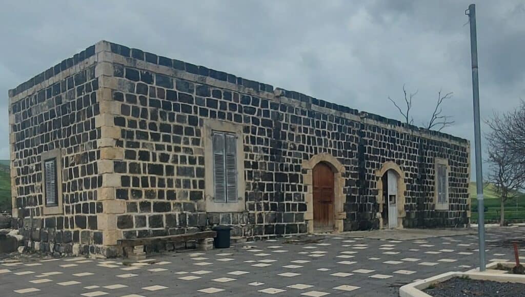 גשר הישנה נהריים מבנה החאן הממלוכי